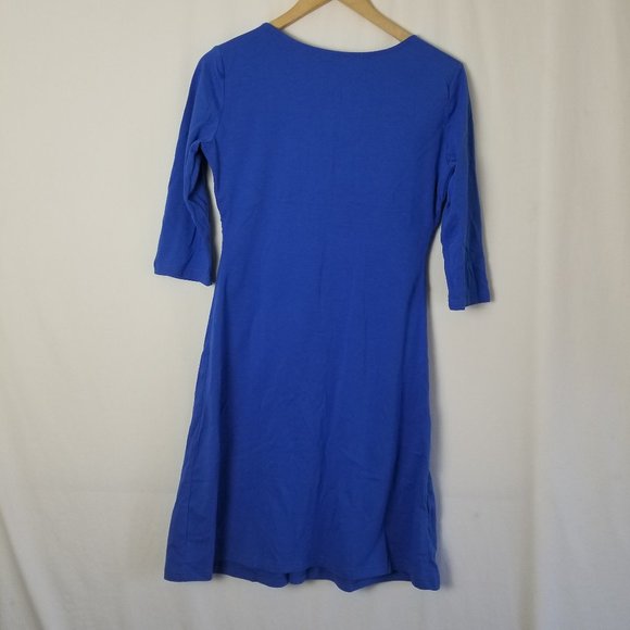 NWOT Amika 3/4 sleeve V-neck mini dress size L (199) - Picture 8 of 8